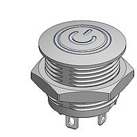 Dailywell MPB16-CARP-6-JR-0V ປຸ່ມກົດສະຫນອງ 16mm ປຸ່ມກົດສະຫນອງເຫຼັ້ມເຫຼັ້ມທີ່ມີເຫຼັ້ມເຫຼັ້ມ