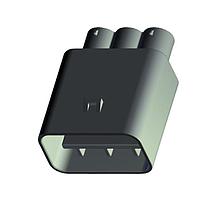 AMP Connectors - TE Connectivity 1743757-2 ກອງປົກຄຸມ SPT SEALED 3PCAP HSG