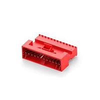 AMP Connectors - TE Connectivity 4-647000-2 ການປະກອບປລັກ 12P MTA100 PSTD CON ASY LF WHT W/RD STRP