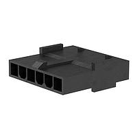 Molex 200471-1006 ປລັກ ເຮາຊິ້ງ MiniFtSig 4.2mm Plg Hsg SR 6Ckt GW