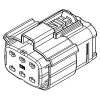 Molex 19432-0008 ປຸ່ມຮັບສະຫຼຸບ MX150L 6CKT RECPT 8 AWG No CPA