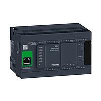 SCHNEIDER TM241CE24T ຕົວຄວບຄຸມໂລຈິກ M241-24IO TR.PNP ETHERNET