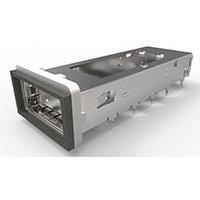 AMP Connectors - TE Connectivity 2274085-1 ກະຕ່າການເຊື່ອມຕໍ່ I/O 1x1 ຢູ່ຫຼັງກະແຈບີເຊວ Gasket QSFP28