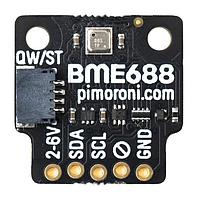 Pimoroni PIM575 ເຄື່ອງມືພັດທະນາເຊັນເຊີຫຼາກຫຼາຍຟັງຊັນ BME688 4-in-1 ສະແດງຄຸນນະພາບອາກາດ (ແກັດ, ອຸນຫະພູມ, ຄວາມດັນ, ຄວາມຊື່ນ)