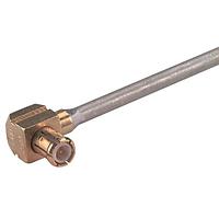 HUBER+SUHNER 16_MCX-50-1-11/111_NH ຕົວເຊື່ອມ MCX ປັ້ນມຸມຂວາ ປຸ່ມສາຍສະເກັບ (ຜູ້ຊາຍ)
