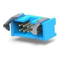 AMP Connectors - TE Connectivity 2-1761609-3 ຊຣູດດິດ PIN HEADER 10 POS R/A LOW PROFILE