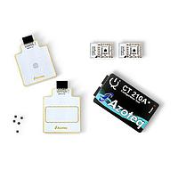 Azoteq IQS7211AEV02A-S ກະດານປະທານ 2 x IQS7211A Stamp, 1 x Flower TP, 1 x Rectangular TP, 1 x CT210A ແລະ 5 x IQS721