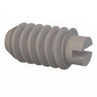 Essentra Components 010440S018 ສະຕ໌ ສະຄຣູ ສະຕ໌ ສະຄຣູ, ຫົວສະລອດ, ກະດູກ #4-40, ຍາວ 3/16