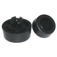 Essentra Components SFF-021 ບັມເປີ / ຕີນ ຕີນ, ຕິດຕັ້ງດ້ວຍລູບ, ສີດຳ, .197-.315 ໃນHold