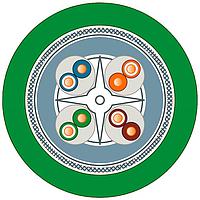 SIEMENS 6XV18782AU10 ເຄັບເລຍມມາດຕະຖານ IE FC TP ເຄັບເລຍມມາດຕະຖານ GP 4x2. 1000m