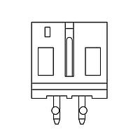 Amphenol Commercial Products G86104111KEU ຫົວກັນປະຕິບັດ Shrouded Protect Header 2.0mm Pitch STR DIP,1x4Pin,MATTE TIN,NY66,TAIL=2.1mm,W/KINK TAIL,WHITE