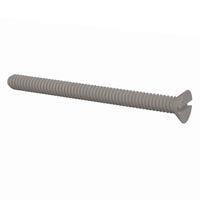 Essentra Components 020256A100 ສະກຣູຫຼັກຊອງມີລູກສອນຊະນິດ Slotted Countersunk 82 Slotted CSK Screw, #2-56 Thread, 1 Lg