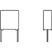 Vishay Roederstein F17102471000 ອາຊີ ຄັບພາຊິເຕີຣ໌, ຄັບພາຊິເຕີຣ໌ການປົດປ່ອຍ, ລະດັບ Y2 (MKT) 4700pF 300V 20%