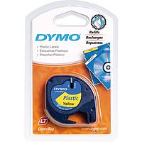 DYMO 63020746 LetraTag ເທບພາດສະຕິກສີເຫຼືອງ (12mm x 4m)