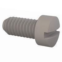 Essentra Components 010264F018 ກຸມສະກຣູວຽກເຄື່ອງຈັກ Fillister Slotted Screw, #2-64 Thread, 3/16 Lg
