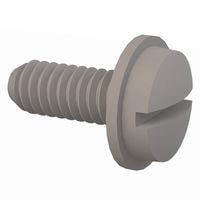 Essentra Components 012520LP062 ສະກຣູວອກກັບວາຊເອີວທີ່ມີລູກຮອບຊ່ອງ, 1/4-20 ການດັບກະດູກ, 5/8 ຍາວ