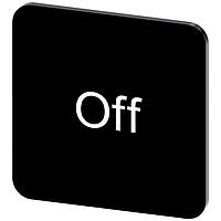 SIEMENS 3SU19000AF160DK0 ປ່າຍປ້າຍ, ປ່າຍປ້າຍອອກ, ສີດຳ 22 X 22MM, ອອກ