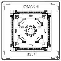 Yamaichi Electronics IC357-1764-061P ປຸ່ມຊ່ອງເປີດດ້ານບູດ Sckt - QFP 176 P Cnt, 0.5 Pitch