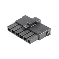 Molex 200456-1216 ຮູງຮັບ Receptacle Mega-fit Recep Hsg SR TopL 6ckt ສີດຳ