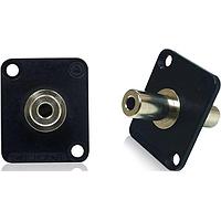 Switchcraft EH35MM2BPKG ຕໍ່ໂທລະສັບ 3.5MM FEED-THRU BLK,4/40 SCREWS