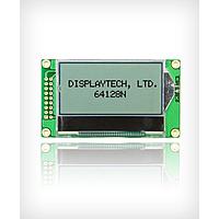 Displaytech 64128N FC BW-3LP ມູດູນ LCD ກາຍຮູບ 124X64 FSTN K ຕິດບົດ PCB ມີແຜ່ນສີຂາວ