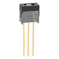 NKK Switches AS13BP ສະລາຍສະລາຍຍ່ອຍ Subminiature Slides SPDT ON-OFF-ONFLUSH STRAIGHT