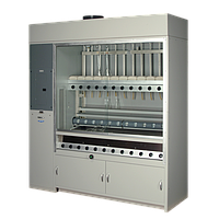 Labconco 2117813 ອຸປະກອນປະສົມ Hooded Kjeldahl (Eighteen-Place, 230V)