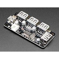 Adafruit 4115 USB Hub Zero4U - 4-Port USB Hub ບໍ່ມີ Pogo Pins - v1.3