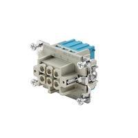 Weidmuller 2535110000 ຕໍ່ຕໍ່ພະລັງງານຫນັກ HDC HE 06 N FQT BL