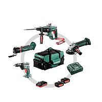 METABO COMBO SET 4.0 ເຄື່ອງໄຮ້ສາຍໃນຊຸດ (SE 18 LTX 4000 + KHA 18 LTX + W 18 LTX 125 QUICK + MT 18 LTX)