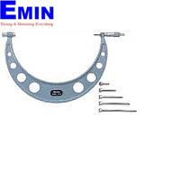 MITUTOYO 104-144A ໄມໂຄມິເຕີພາຍນອກມີຝາອັດປາກມົດລູກ (400-500mm / 0.01mm)