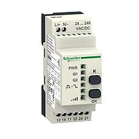 SCHNEIDER ZBRRD ຕົວຄວບຄຸມ PLC PRGRAM. R'CVR 2 RELAYS MOMEN/MAN