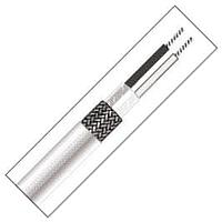 Alpha Wire 2834 WH005 ສາຍສະບັບ Hook-up Wire 22 AWG 1 Conductor ສາຍສະບັບອຸນຫະພູມສູງ-ຕ່ຳ, ສາຍຖົງ Braid, 100 ft - ສີຂາວ