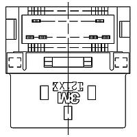 3M Electronic Solutions Division 12150-3000FR ຕູ້ຕໍ່ເຊື່ອມ Micro-D D-Sub 12150-3000FR 50/SDR/RC/WMPLUG/GF