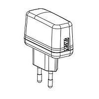 XP Power VEL05US090-EU-JA ອາເດັດເຊື່ອມຕໍ່ປັດຈຸບັນ Fixed Plug Adapter, 5W, Output Jack, Level VI