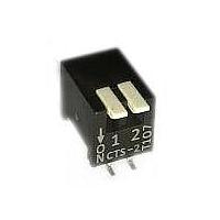 CTS Electronic Components 193-2MS ສະຫນັບ DIP DIP switches/SIP switches, SPST, PIANO, 2 POS, SMD, TUBE, OFF
