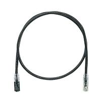 Panduit UTPKSP14BL ສາຍສັ້ນຄອບເປີທີ 6 ມີກະແຈ, Cat 6, ສີດຳ UT