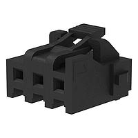 Molex 209209-0003 ຮາກຮອງ Receptacle KK Plus300 Rcpt Hsg SR 3Ckt UL 94V-0 ສີດໍາ