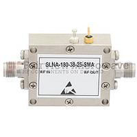 Fairview SLNA-180-38-25-SMA 2.5 dB NF, 6 GHz to 18 GHz, Low Noise Broadband Amplifier with 22 dBm, 38 dB Gain, 30 dBm IP3 and SMA
