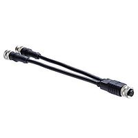 Amphenol LTW SS-030000-F00-YSB04 ຕົວແປງ RF - ຕົວເຊື່ອມເຊື່ອມສະຕະຕອນ Tee M Series, ສາຍ Y, ເຫຼັ້ມເຫຼັ້ມ, ລະຫັດ A, 4A, 03 ໝຸດ, ຕົວເຊື່ອມຜູ້ຍິງ, ຕົວຕິດຕໍ່ຜູ້ຍິງ, ການກະທົບດ້ວຍການສະກັດ, ຄວາມຍາວ 4000 ມມ, IP68