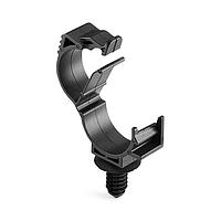 HellermannTyton 151-01022 ກວດຈັບລອກ Locking Clamp LOC Locking Clamp, 15-19 mm, ມີ 6.5 mm Fir Tree, PA66HIRHSUV, ສີດຳ, 2000/ctn