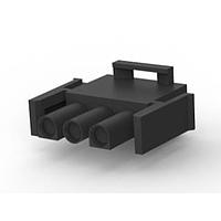 AMP Connectors - TE Connectivity 1-480700-9 ກອງປະກອບປລັກ PLUG HOUSE 3 POS BLACK UL94V-2