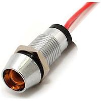 Mallory Sonalert FL1M-8CW-4-Y2V ອິນດິເຄເຕີ LED YEL 8MM NUT 2VDC