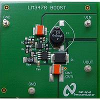 Texas Instruments LM3478EVAL/NOPB ບອດທົດລອງຄວບຄຸມ PWM ໂດຍວິທີ Current Mode ສໍາລັບ LM3478