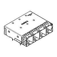 Molex 76866-1213 ຕູ້ເຊື່ອມຕໍ່ I/O iPassPls HD Cage&Rec 1x4 0.76Au Sn 12G