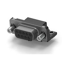 AMP Connectors - TE Connectivity 745781-6 ປຸ່ມຮັບ RECP FRNT MTL SHL 9P