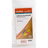 Molex 76650-0047 ຊຸດຕໍ່ສາຍ SOLDERLESS TERM KIT NYL BUTT SPL 240PC