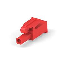 AMP Connectors - TE Connectivity 1-172164-2 ຮູສິງ Receptacle MINI PLUG 1P ແດງ