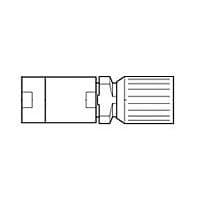 AMP Connectors - TE Connectivity 1393682-1 ຕູ້ຕໍ່ RF / ຕູ້ຕໍ່ Coaxial C42334A 75A 2 KABELSTECKER