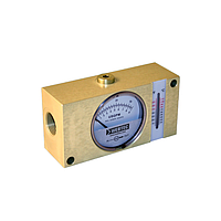 Webtec FI1500-400BSW Hydraulic Brass In-line Flow ຕົວຊີ້ວັດ (Water:5-100 US gpm;Oil:5-100 US gpm;5000 psi)